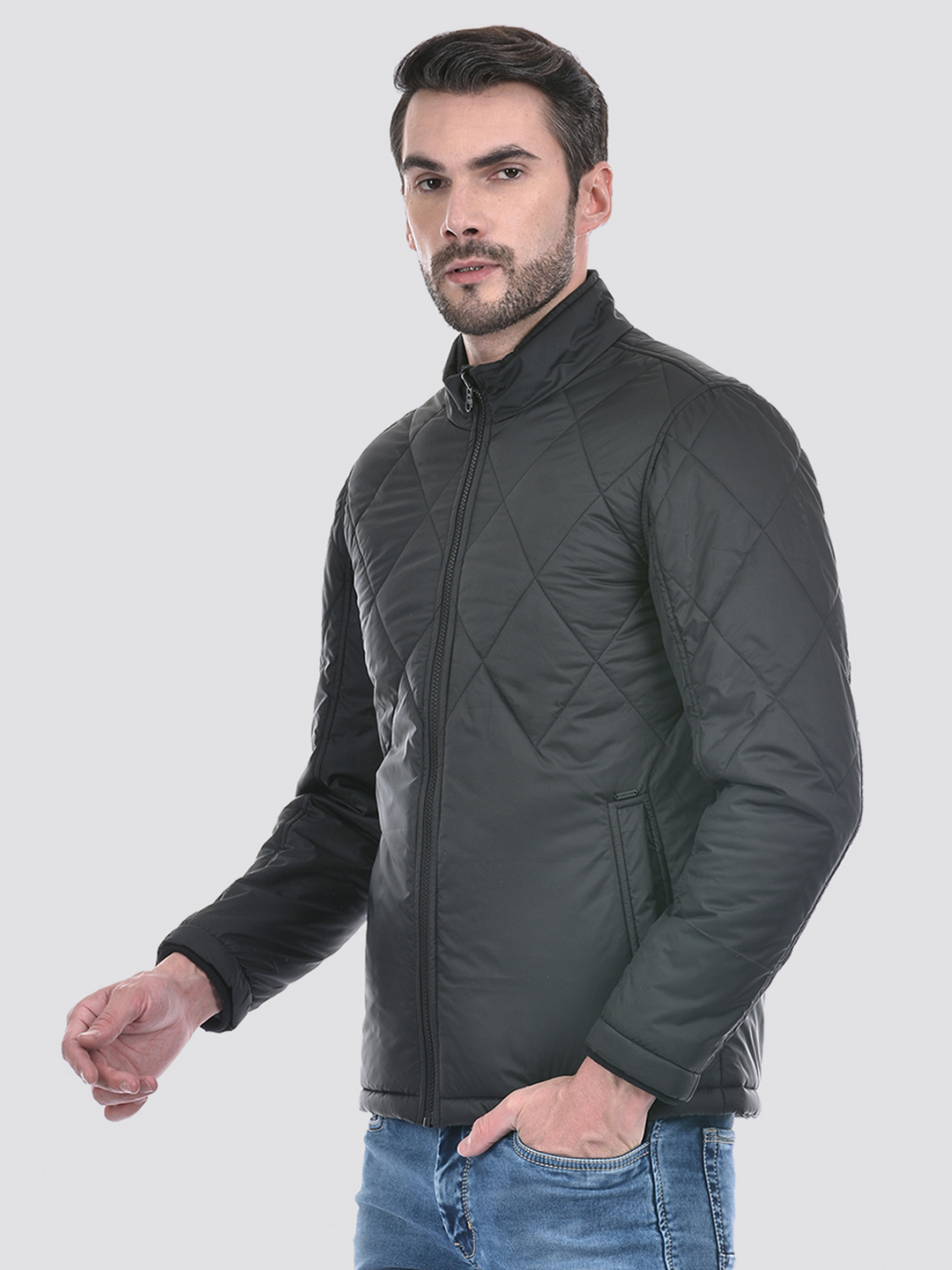 Numero Uno Men Black Full Sleeve Jacket